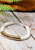 Boho Bracelet, White Blue Colorful Shell Gold